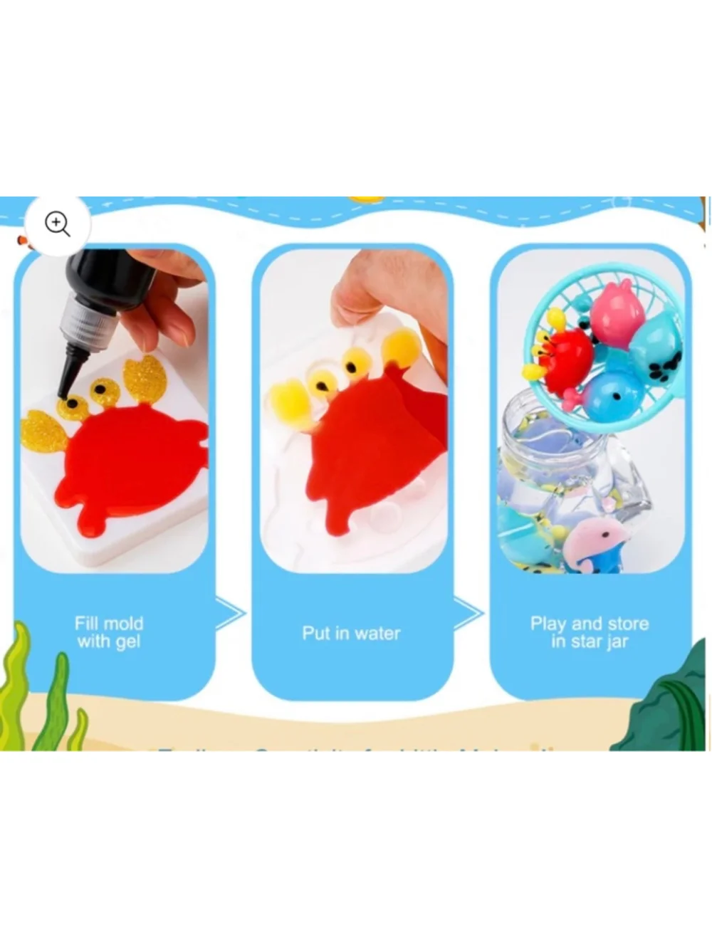 Magic Water Elf Toy Kit One Size Multicolor ( Teexpert ) New